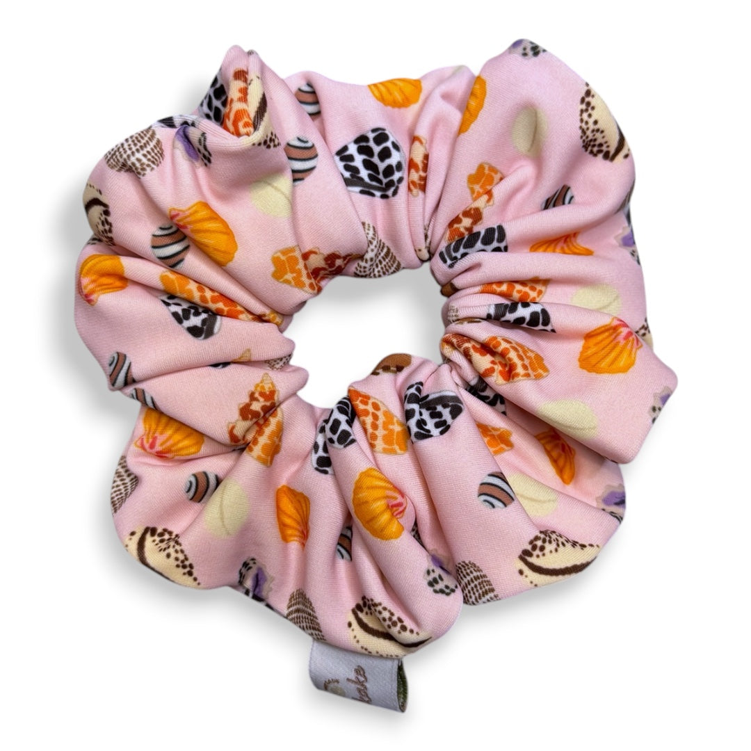 Jumbo Swim Scrunchie • Shell Therapy Pink