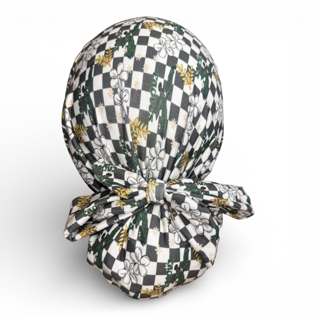 Scrub Cap • Eagles Checkered