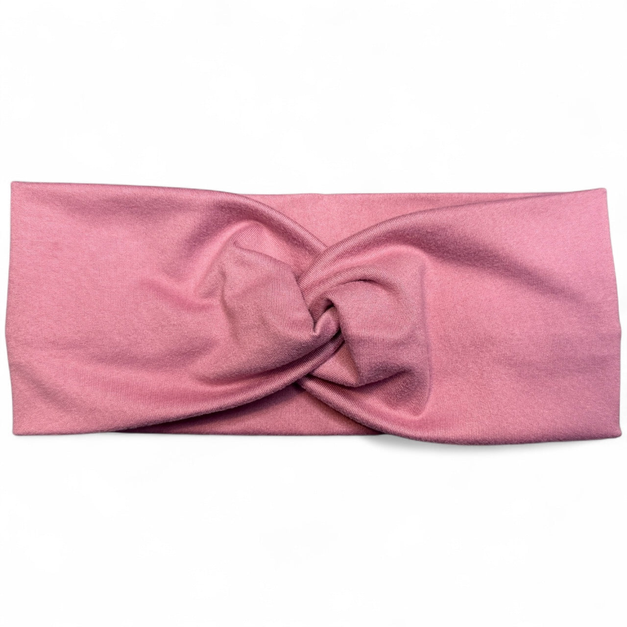 Extra Wide Twist Headband • Pink Cranberry
