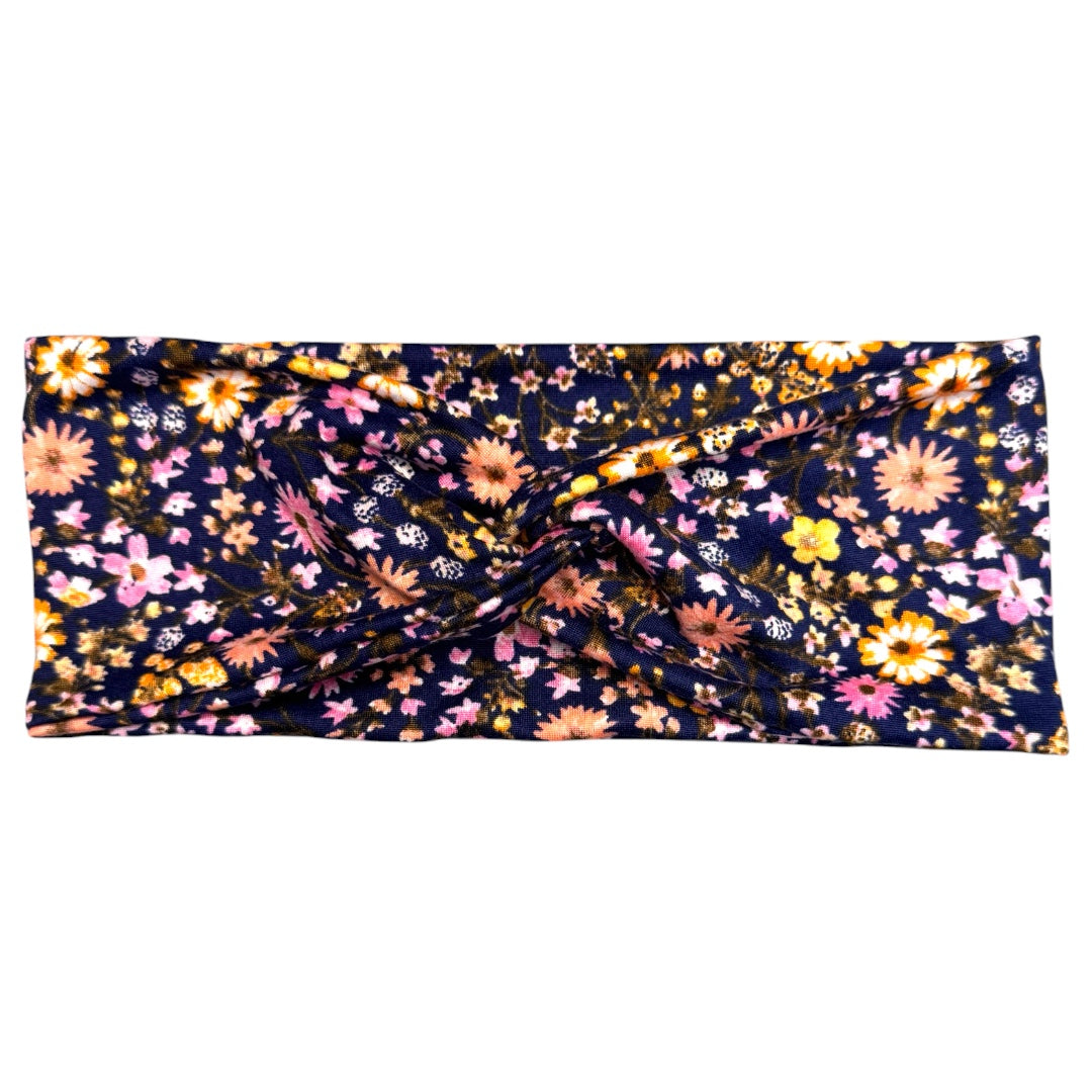 Twistband • Navy Blooms