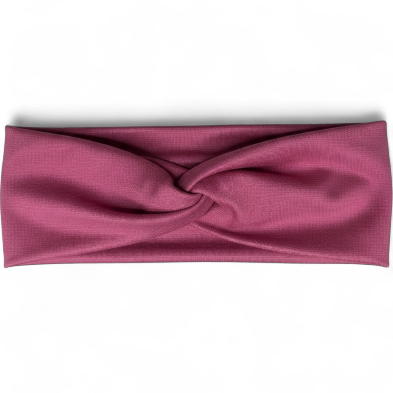 Extra Wide Twist Headband • Dark Pink