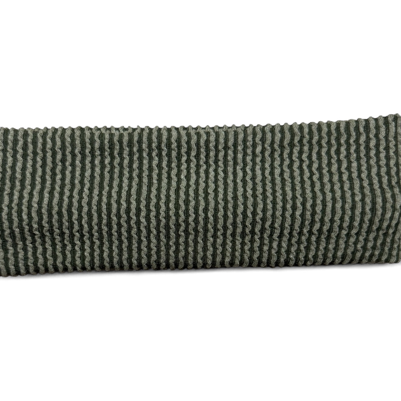 Wide Ribbed Headband • Olive Green