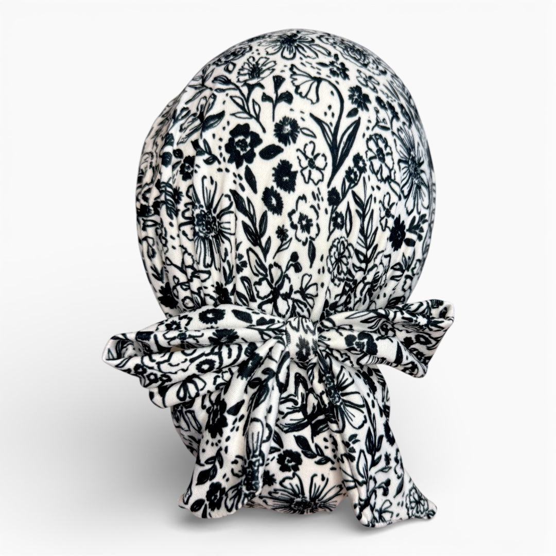 Scrub Cap • Mono Bloom