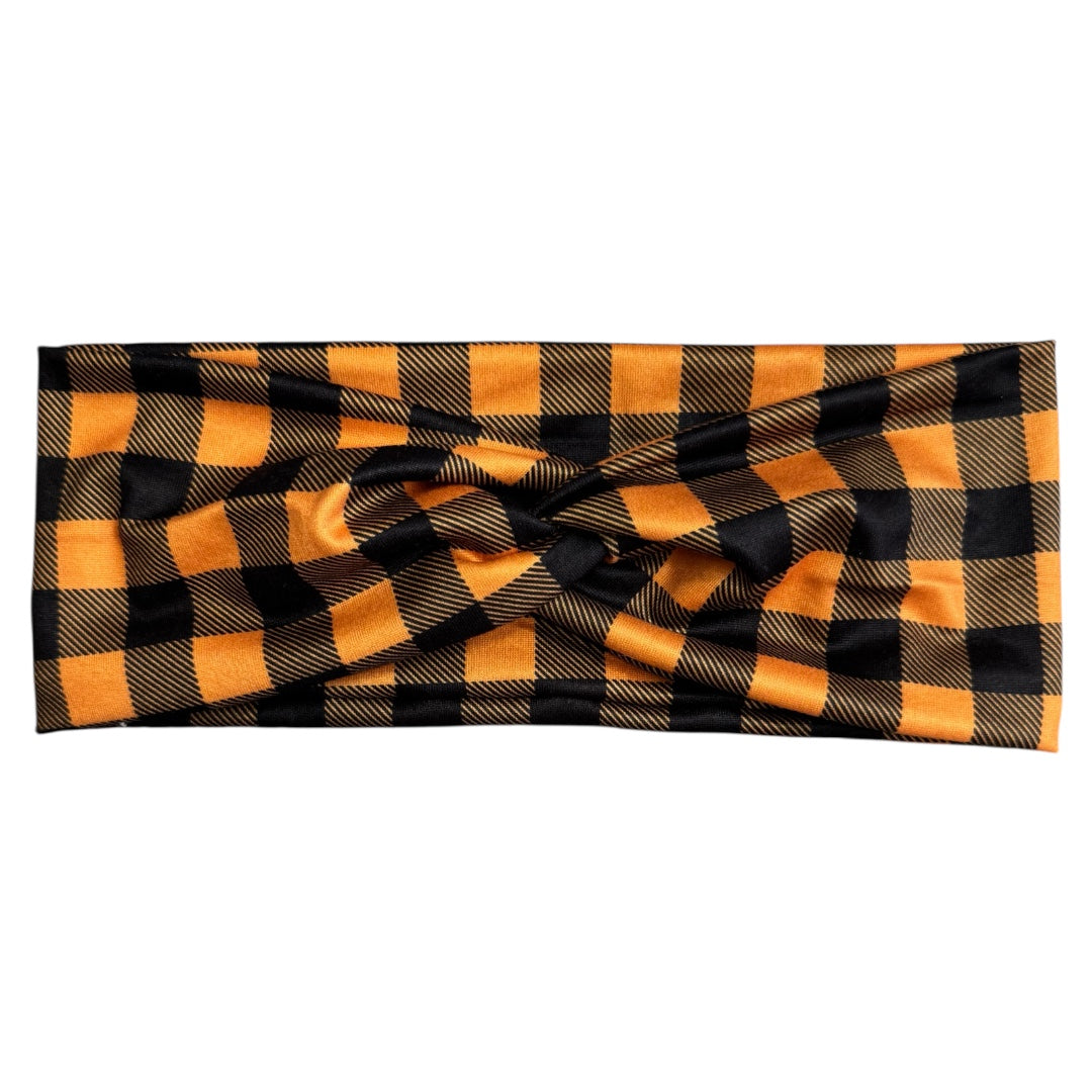 Twistband • Orange You Plaid
