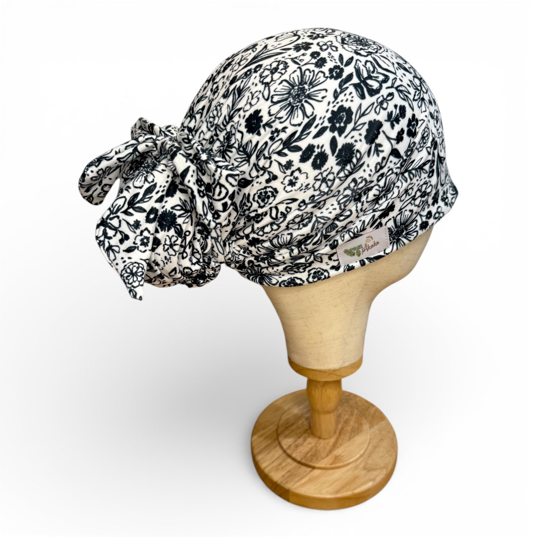 Scrub Cap • Mono Bloom