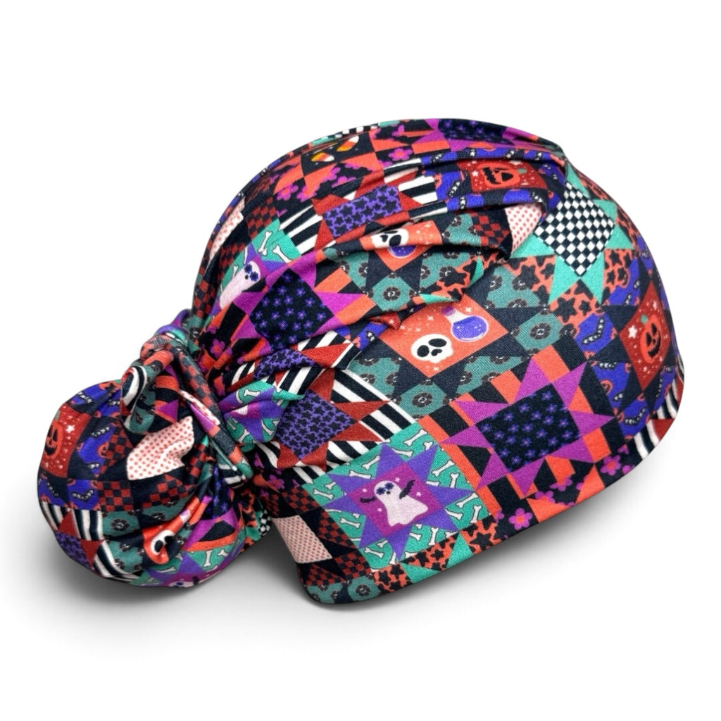 Scrub Hat • Quilted Halloween