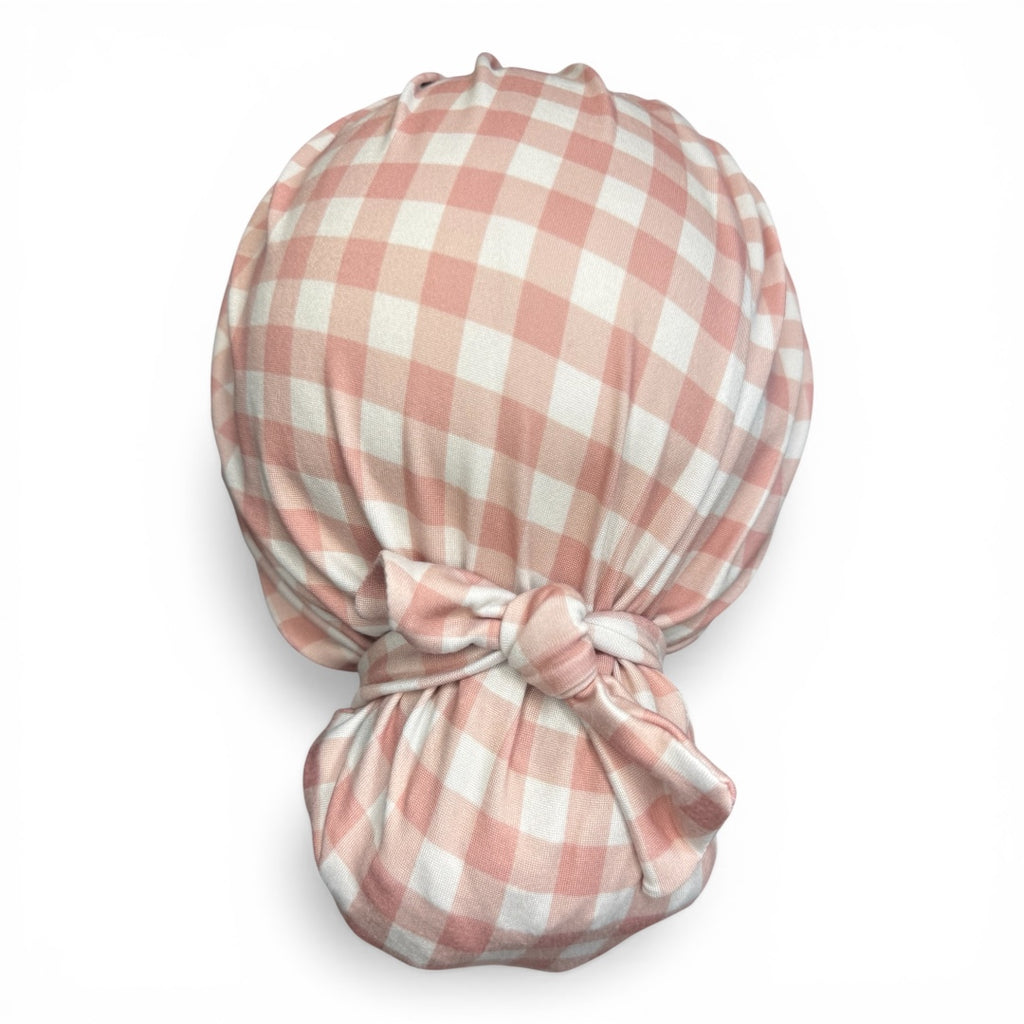 EuroFit Scrub Cap • Blush Gingham