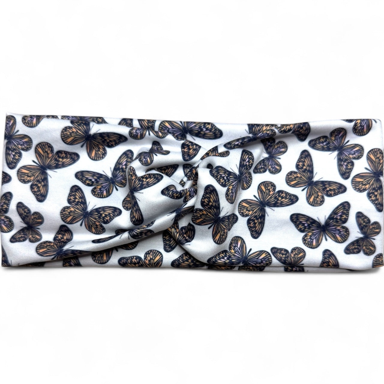 Extra Wide Twist Headband • Butterfly Kisses