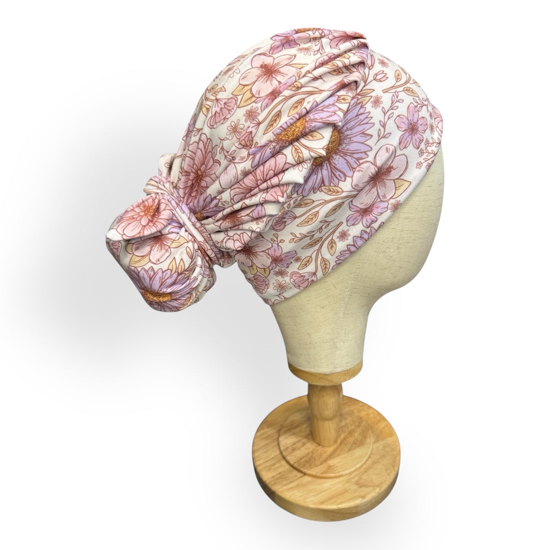 EuroFit Scrub Cap • Fresh Flowers