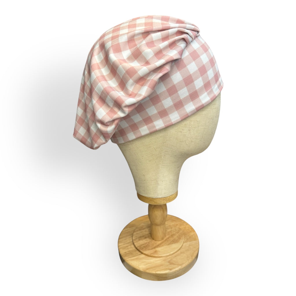 EuroFit Scrub Cap • Blush Gingham