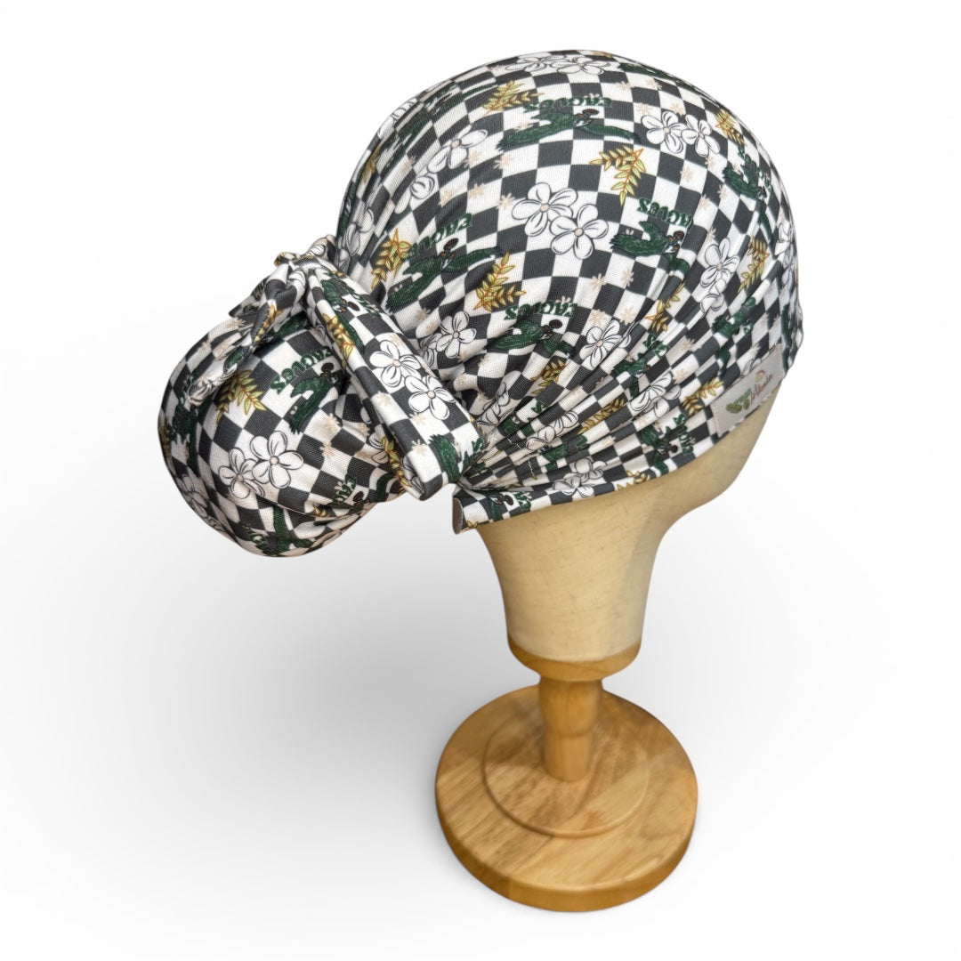 Scrub Cap • Eagles Checkered