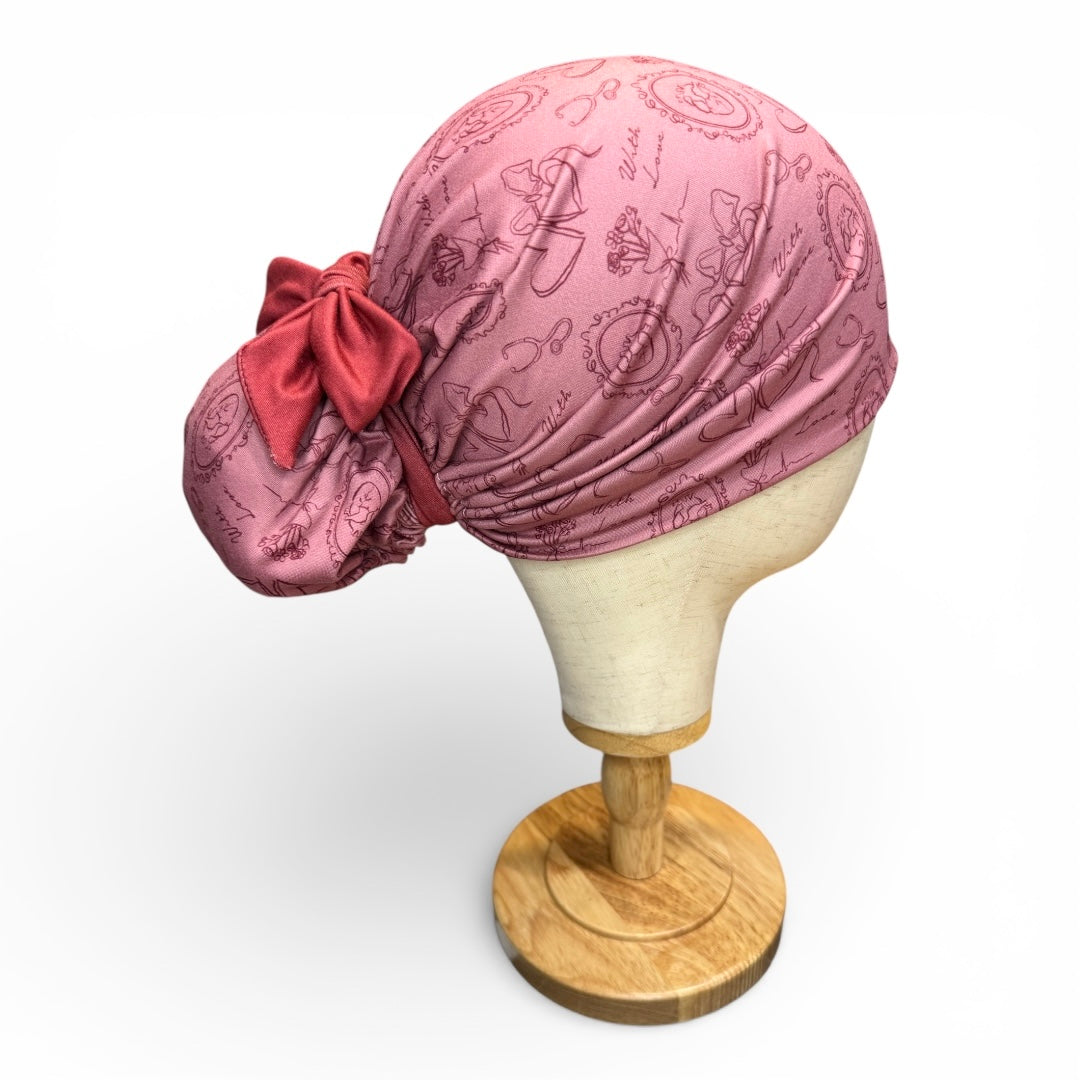 Scrub cap • Cardiac Pink & Red