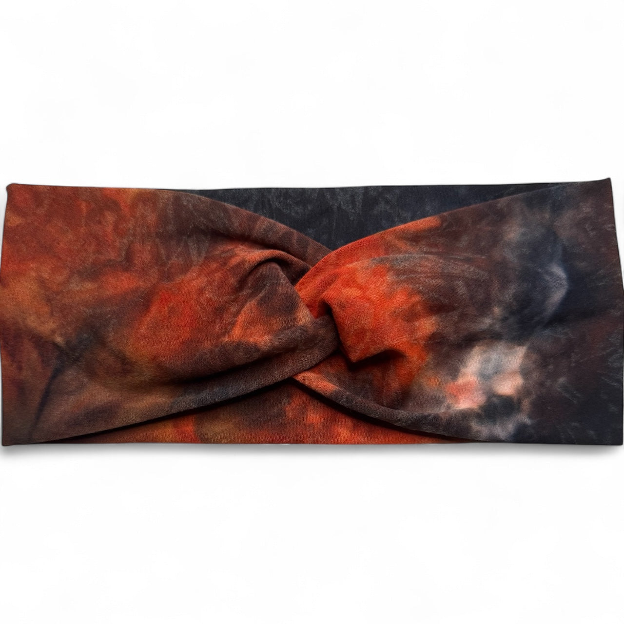 Extra Wide Twist Headband • Autumn Tie Dye