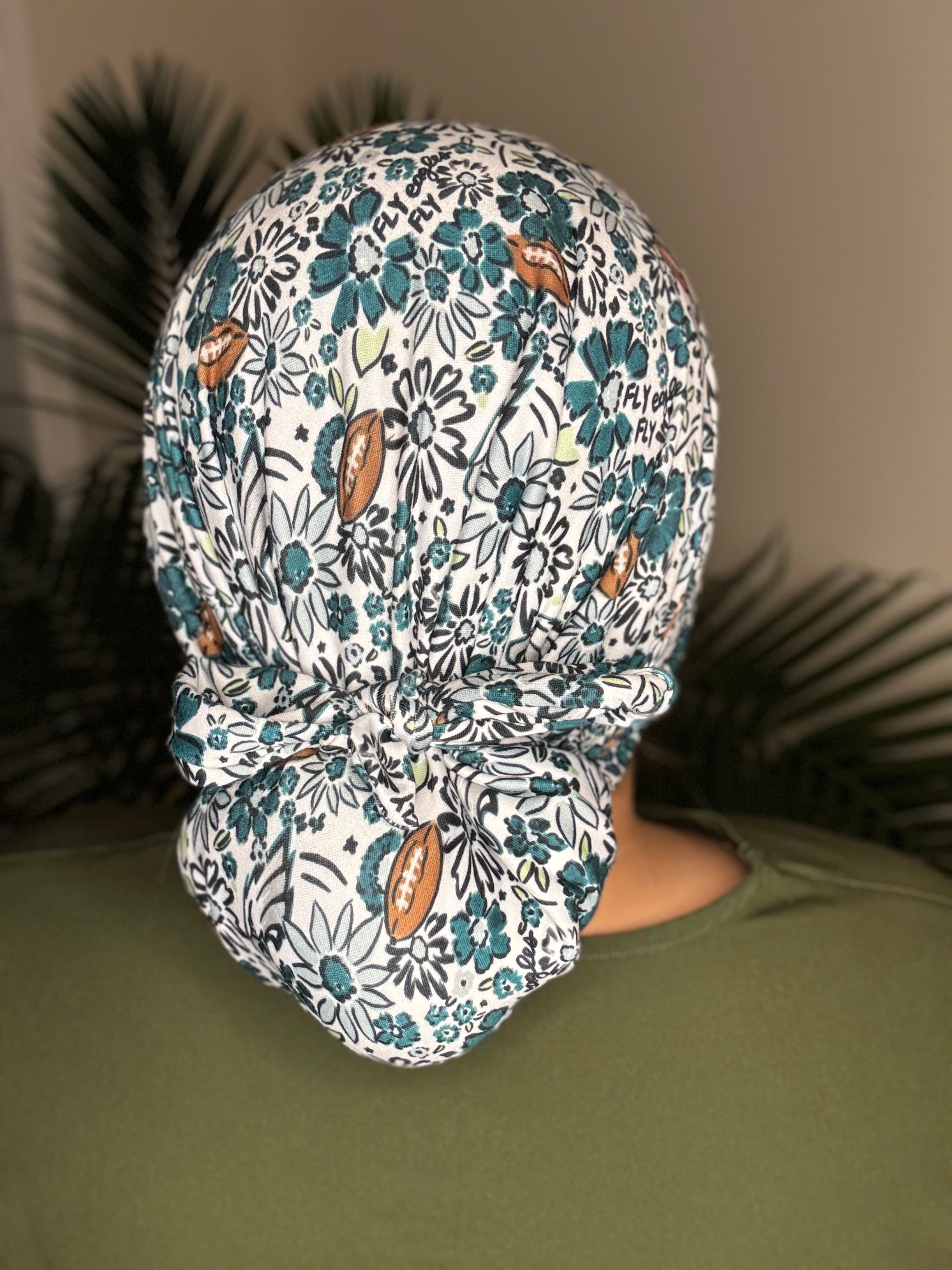 Scrub cap • Eagles White