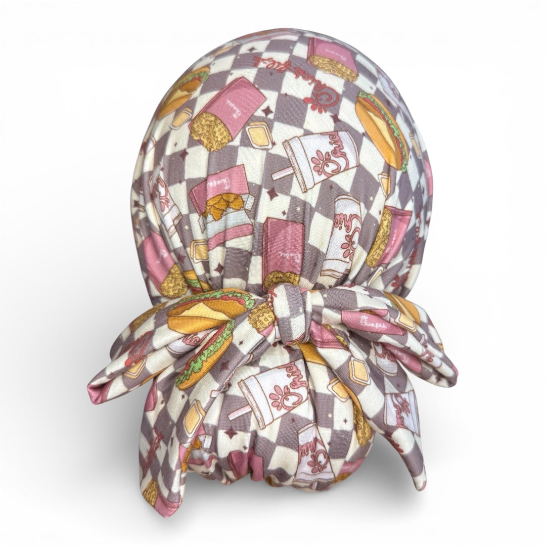 Scrub Cap • Eat Mor Chicken