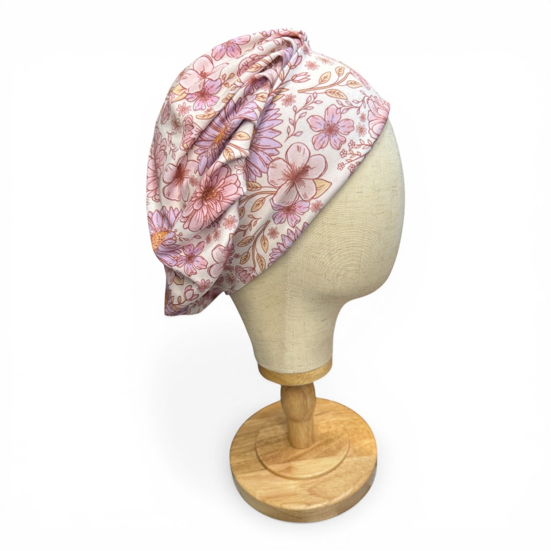 EuroFit Scrub Cap • Fresh Flowers