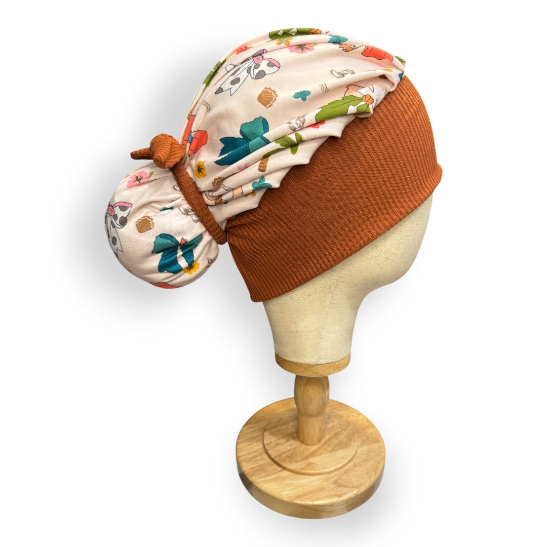 EuroFit Scrub Cap • Moana Bows