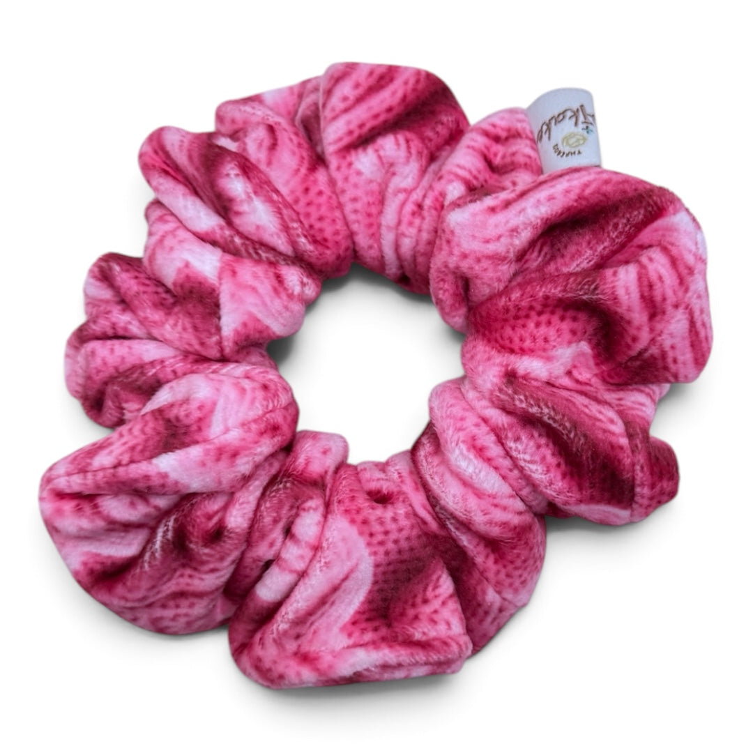 Scrunchie • Pink Hearts | Velvet